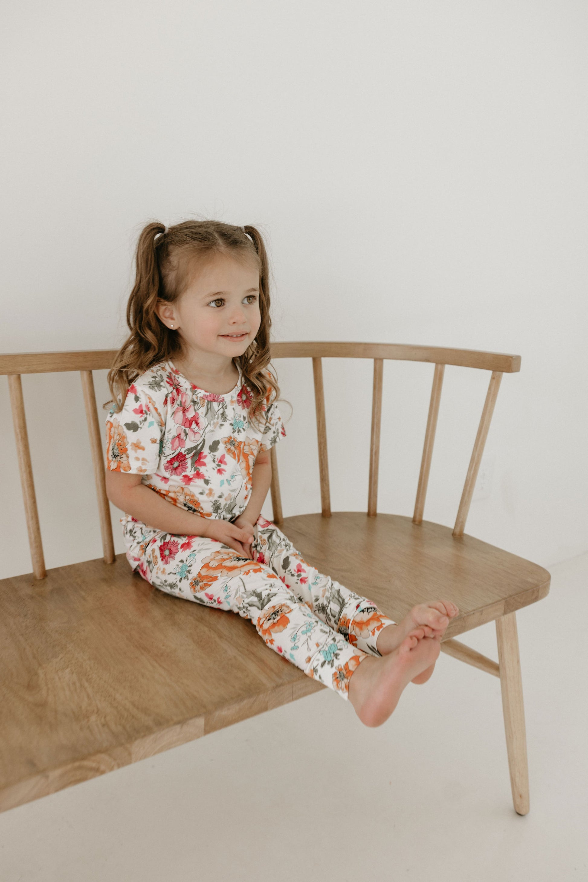 Watercolor Floral Toddler 2 Piece Set - Behold Baby