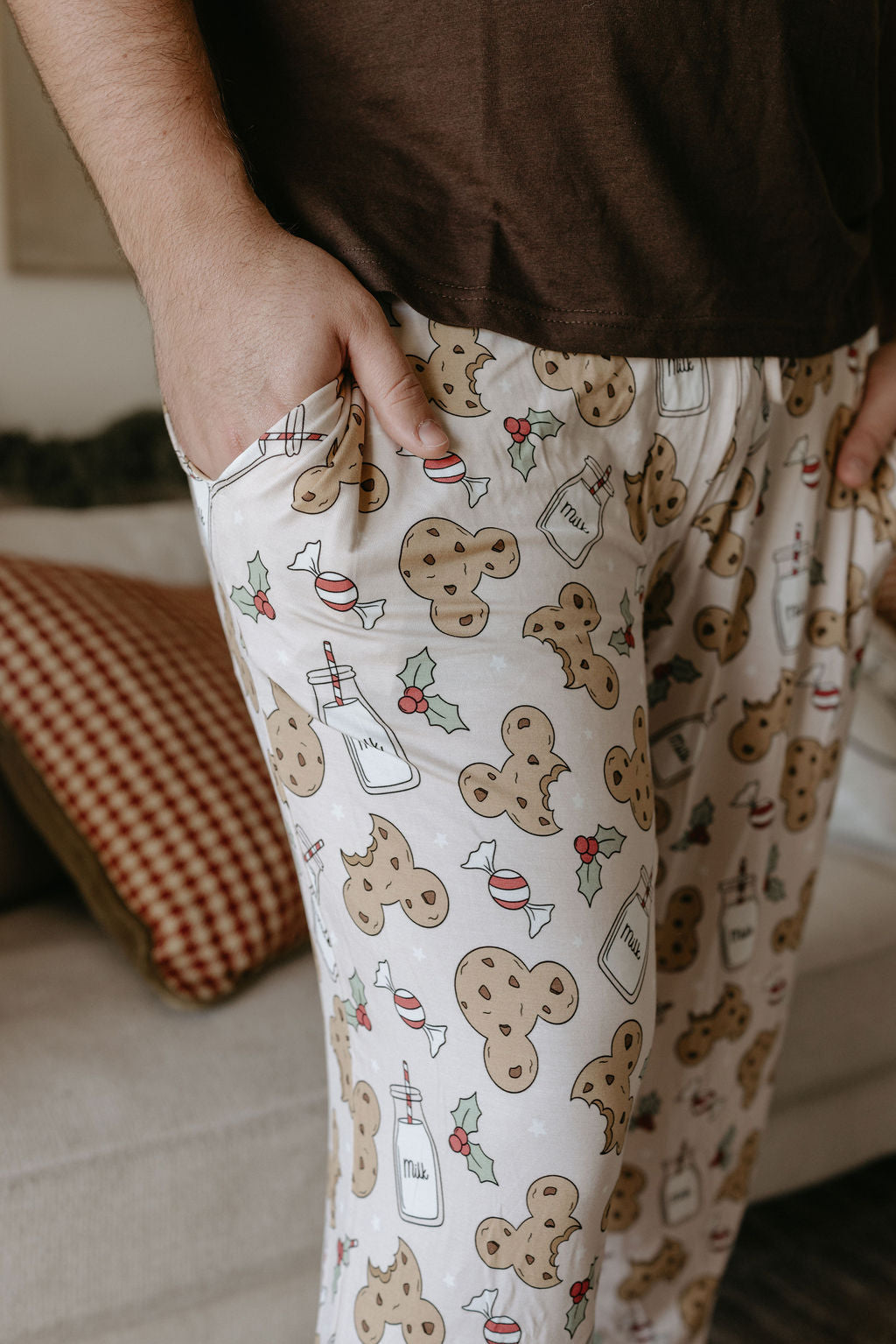 Men's Bamboo Santa's Cookies Pants - Behold Baby