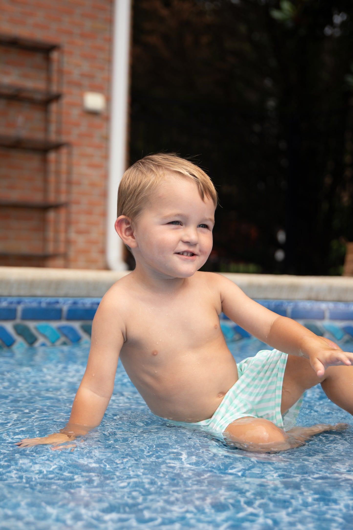 Summer Stripe Swimsuit - Behold Baby
