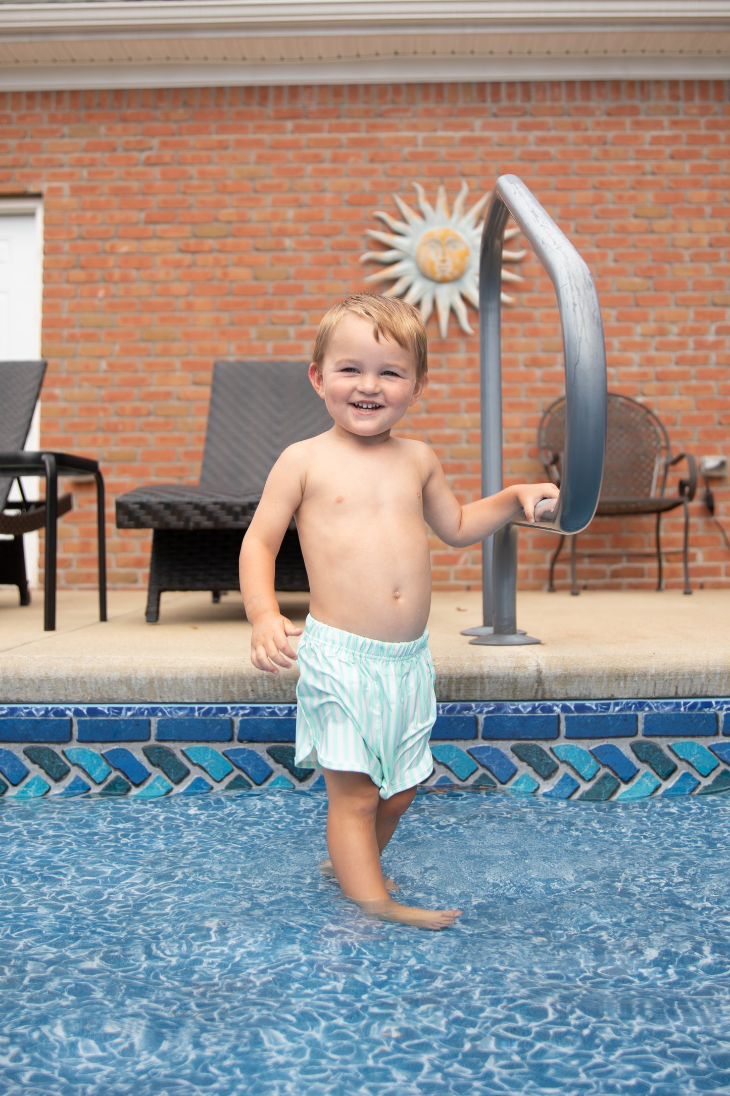 Summer Stripe Swimsuit - Behold Baby