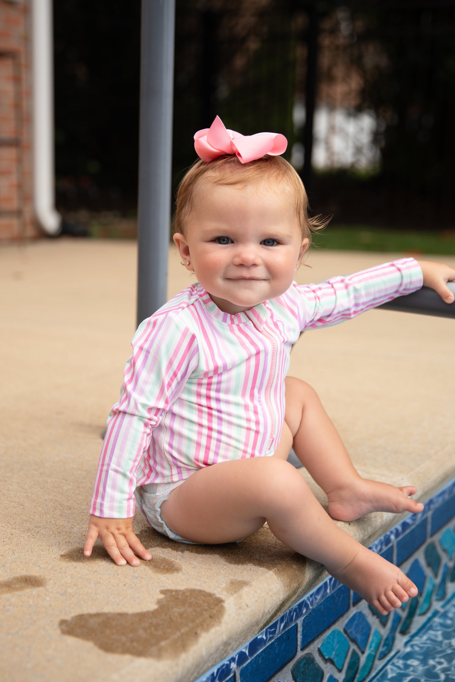 Summer Stripes Swim Suit - Behold Baby