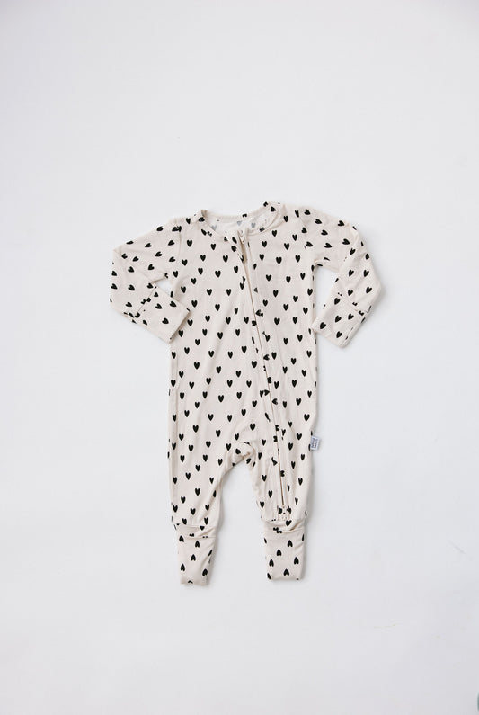 Hearts Romper - Behold Baby