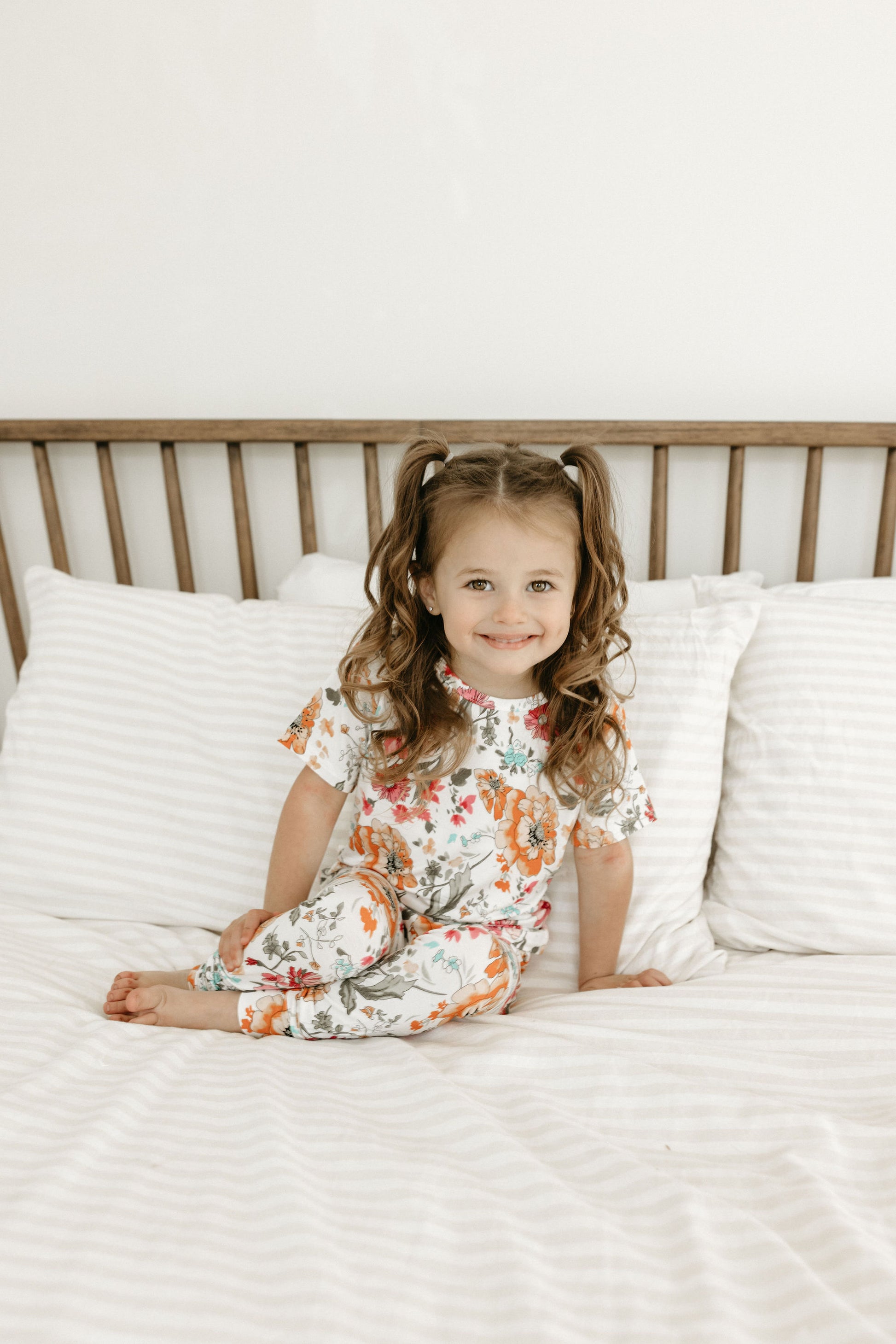 Watercolor Floral Toddler 2 Piece Set - Behold Baby