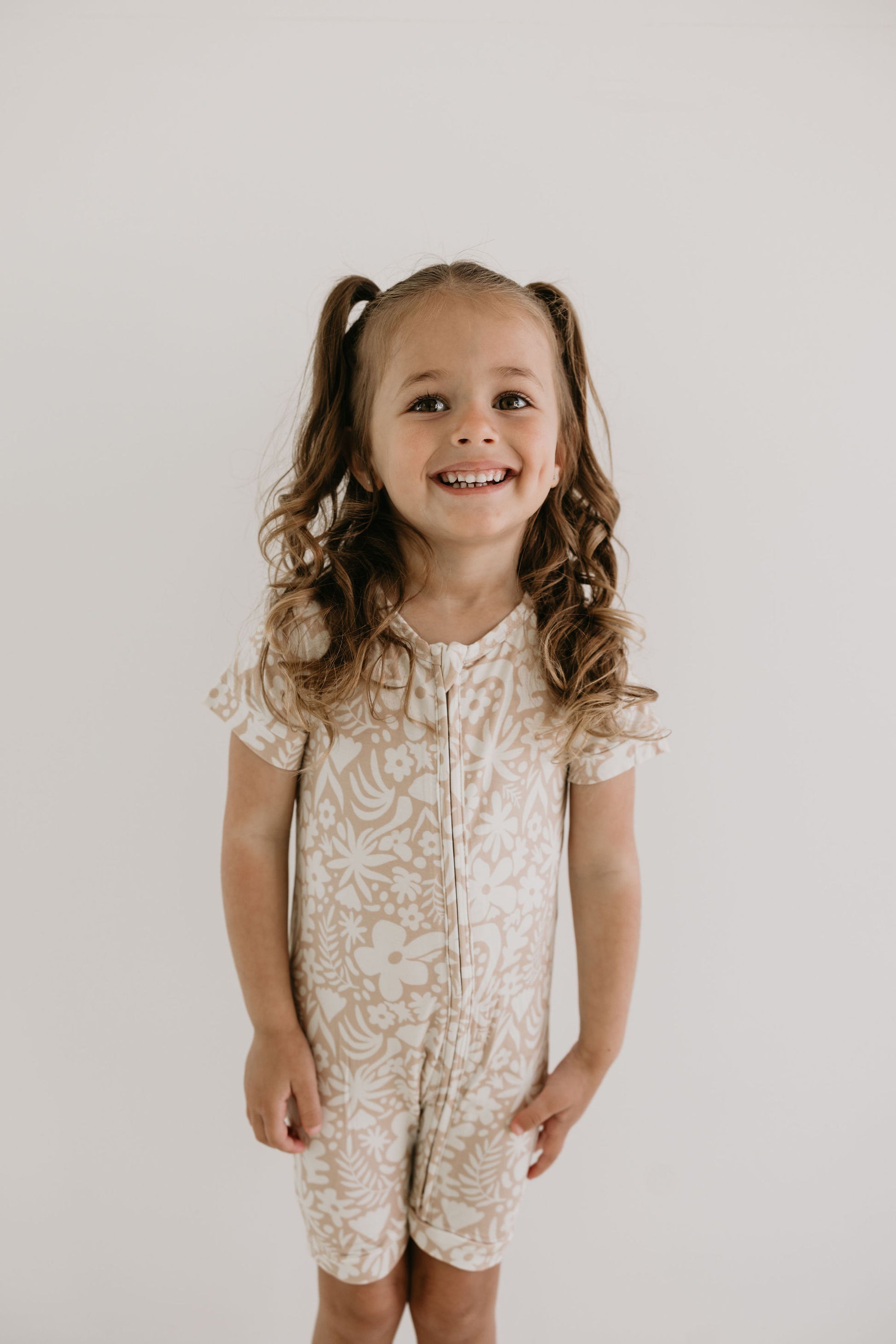 Palm Shortie Romper - Behold Baby