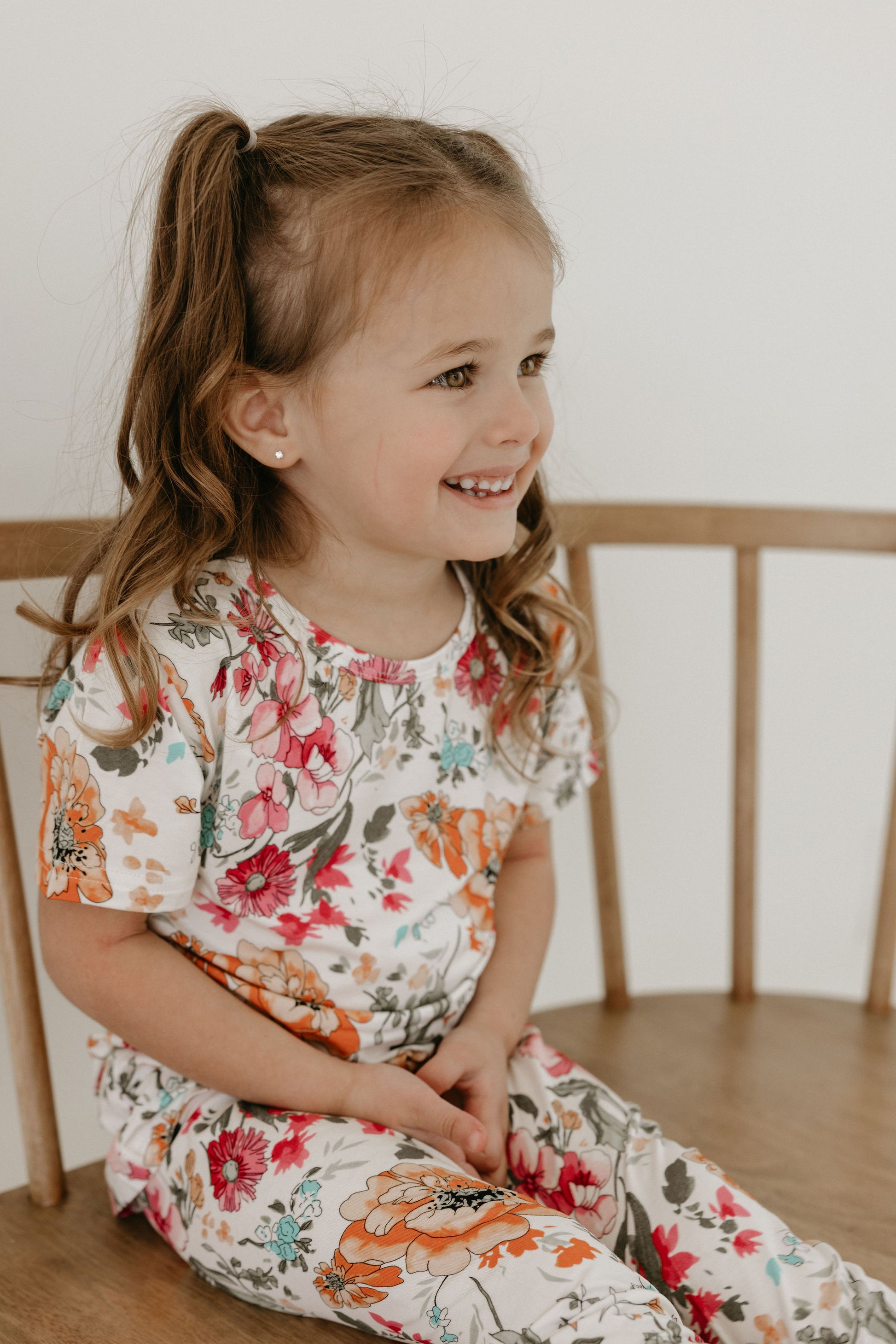 Watercolor Floral Toddler 2 Piece Set - Behold Baby