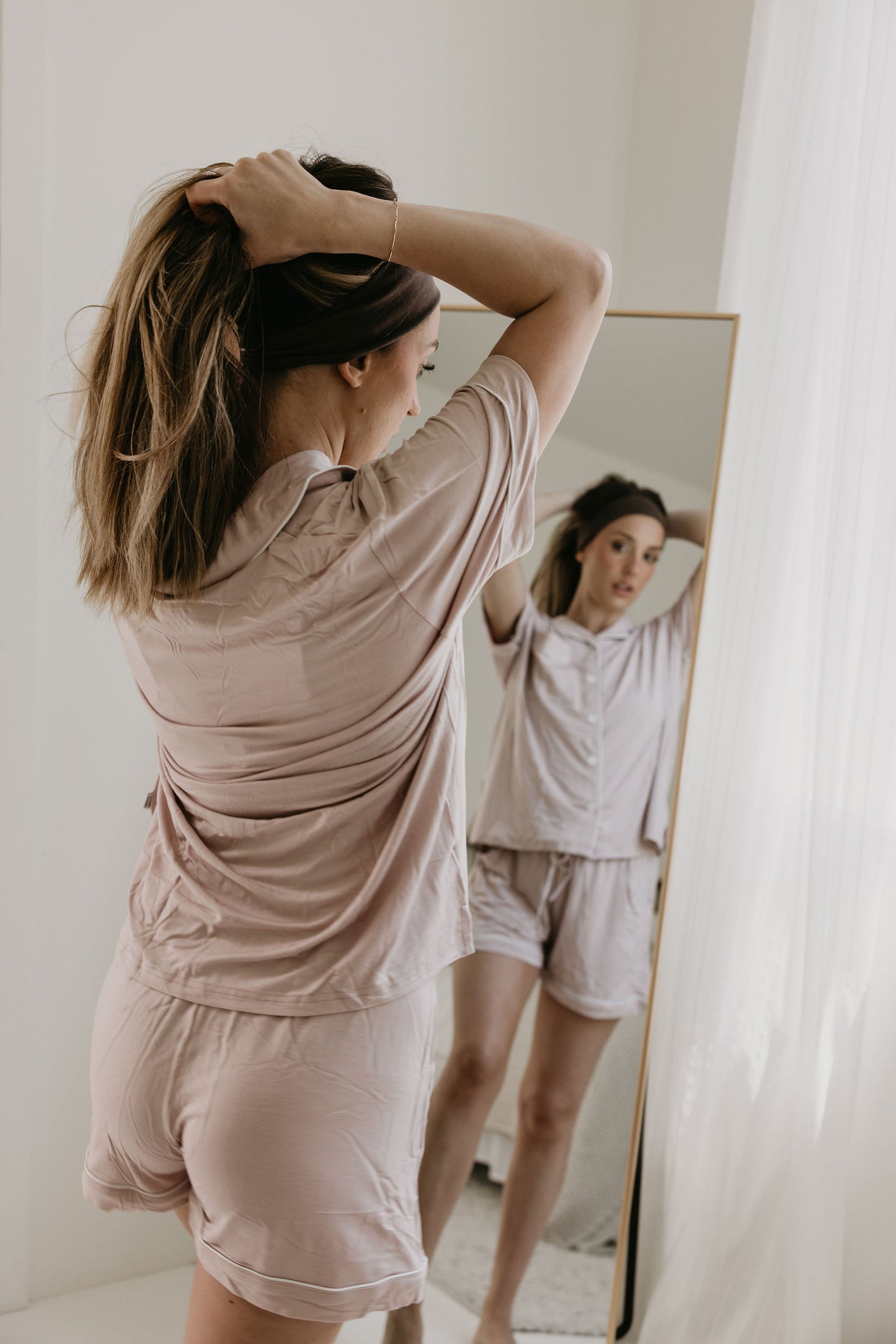 Women's Blush Bamboo PJ Set