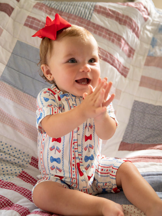 American Babe Shortie Romper - Behold Baby