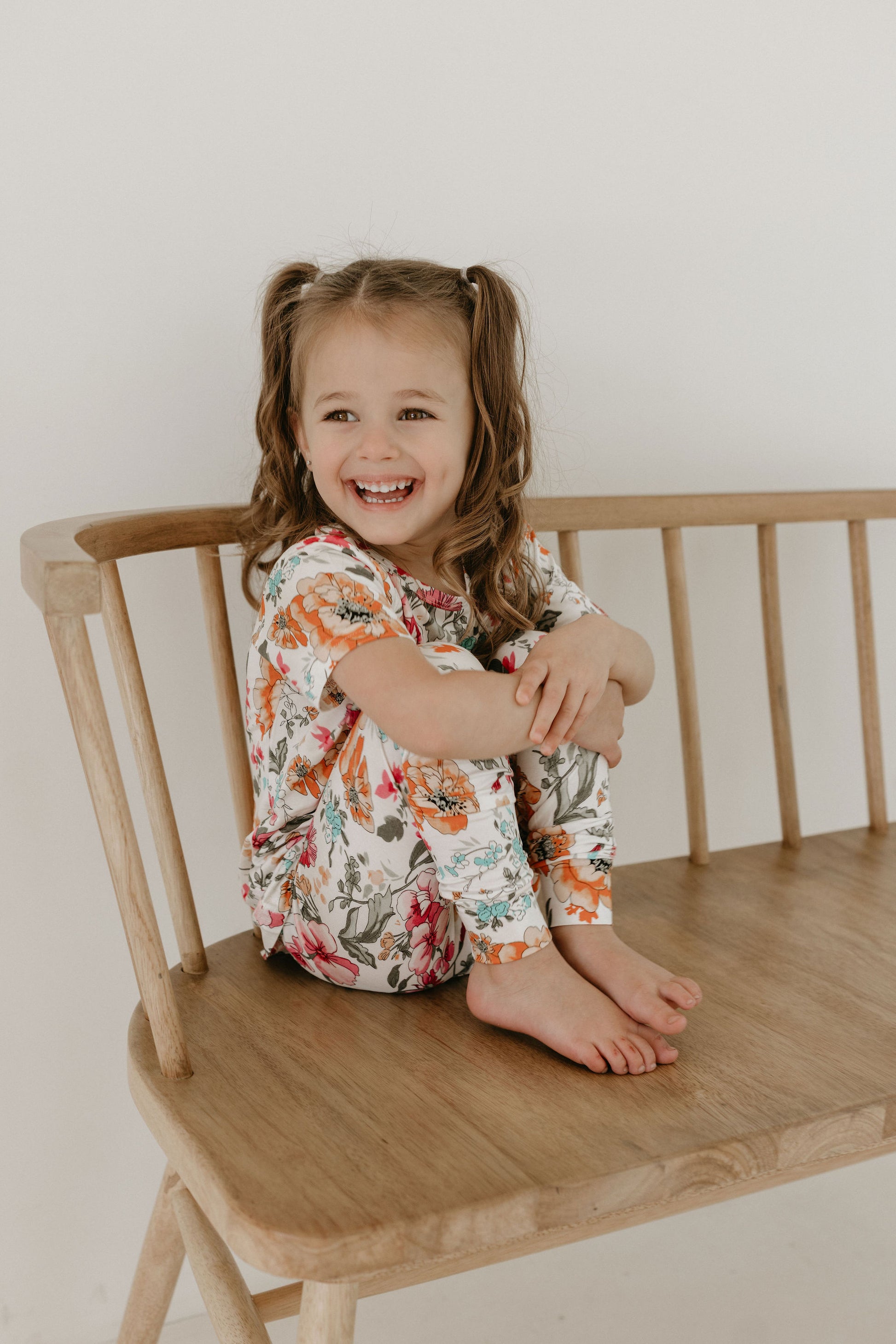 Watercolor Floral Toddler 2 Piece Set - Behold Baby