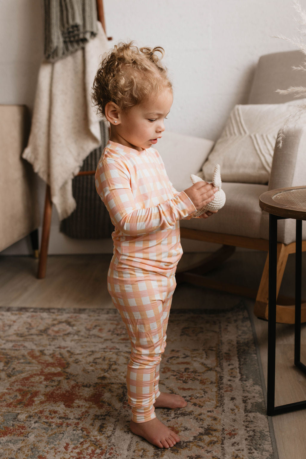 Spring Plaid Toddler 2 Piece Set
