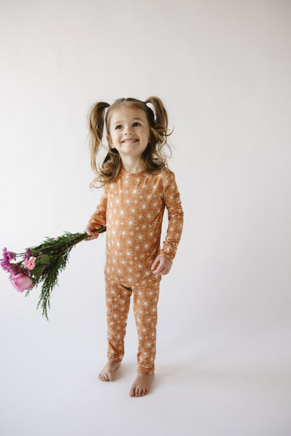Terracotta Floral Two Piece Set - Behold Baby