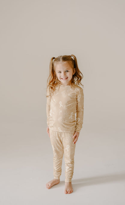 Childhood Cancer Awareness Toddler 2 Piece Set - Behold Baby