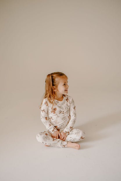 Fall Bows Toddler 2 Piece Set - Behold Baby