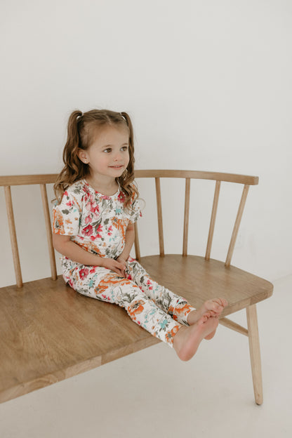Watercolor Floral Toddler 2 Piece Set - Behold Baby