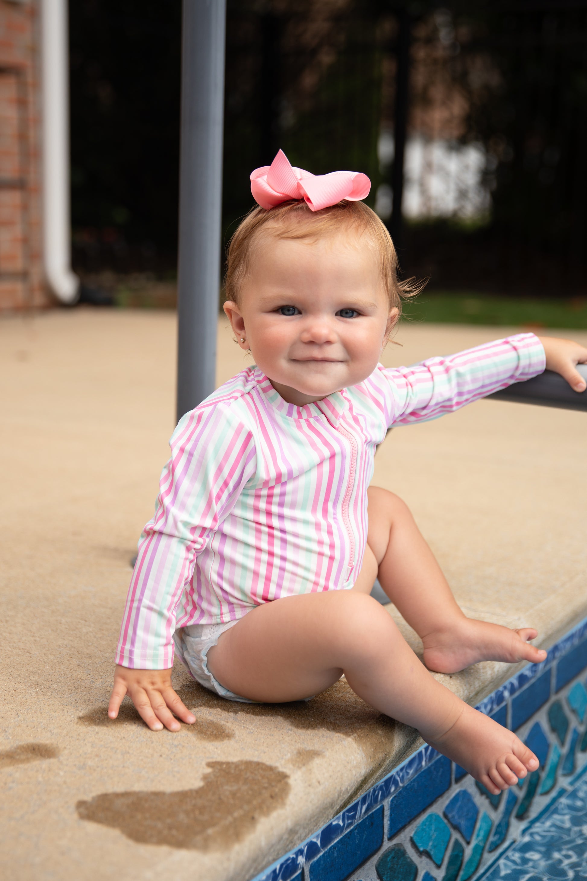 Summer Stripes Swim Suit - Behold Baby