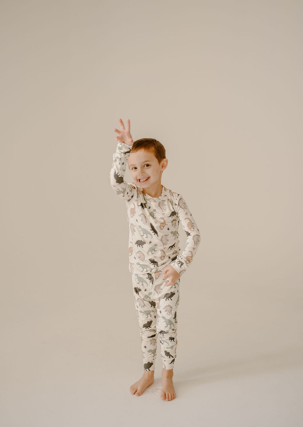 Dino Tracks Toddler 2 Piece Set - Behold Baby
