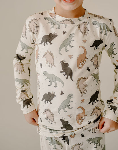 Dino Tracks Toddler 2 Piece Set - Behold Baby