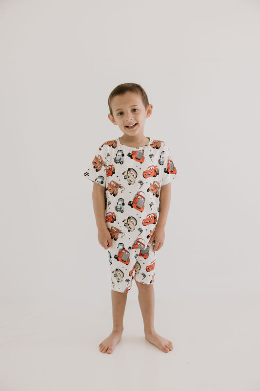 Pit Stop Shortie 2 Piece Set - Behold Baby