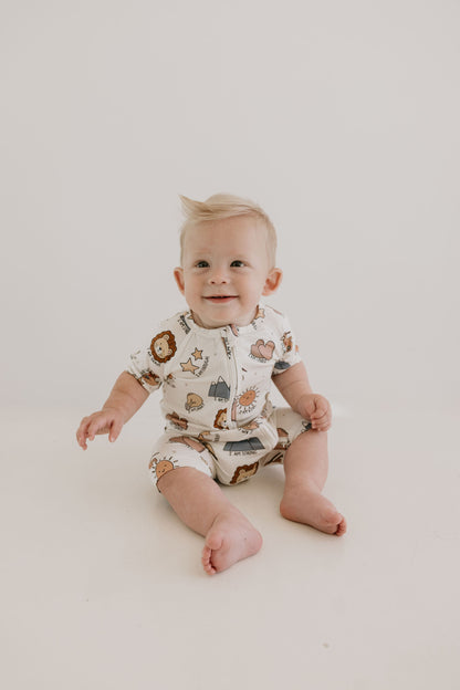 You Are Everything Shortie Romper - Behold Baby