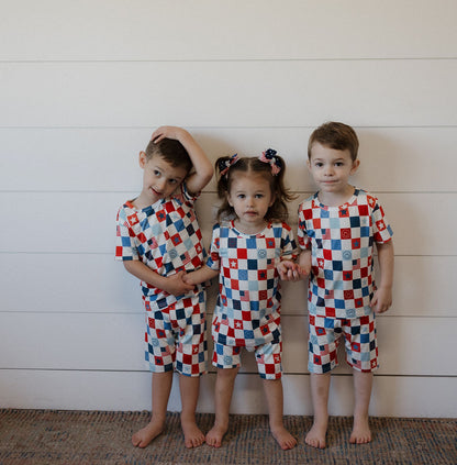 All American Babe Shortie Set - Behold Baby