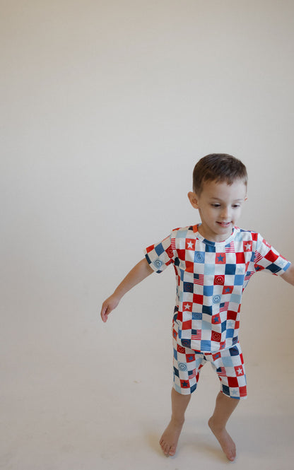 All American Babe Shortie Set - Behold Baby