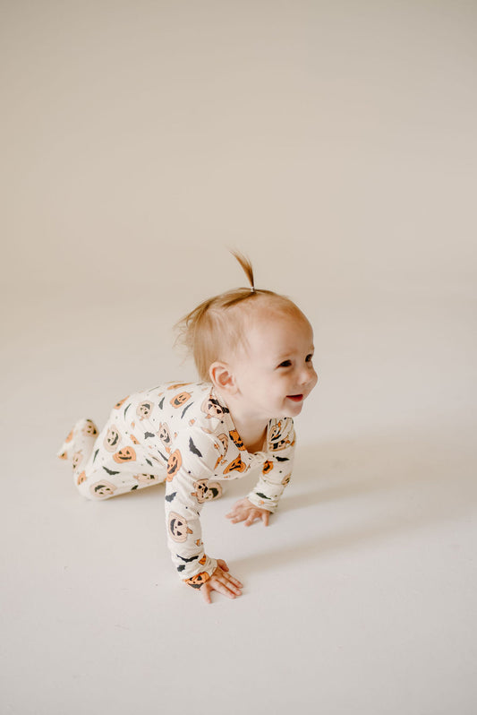 Pumpkin Patch Romper - Behold Baby