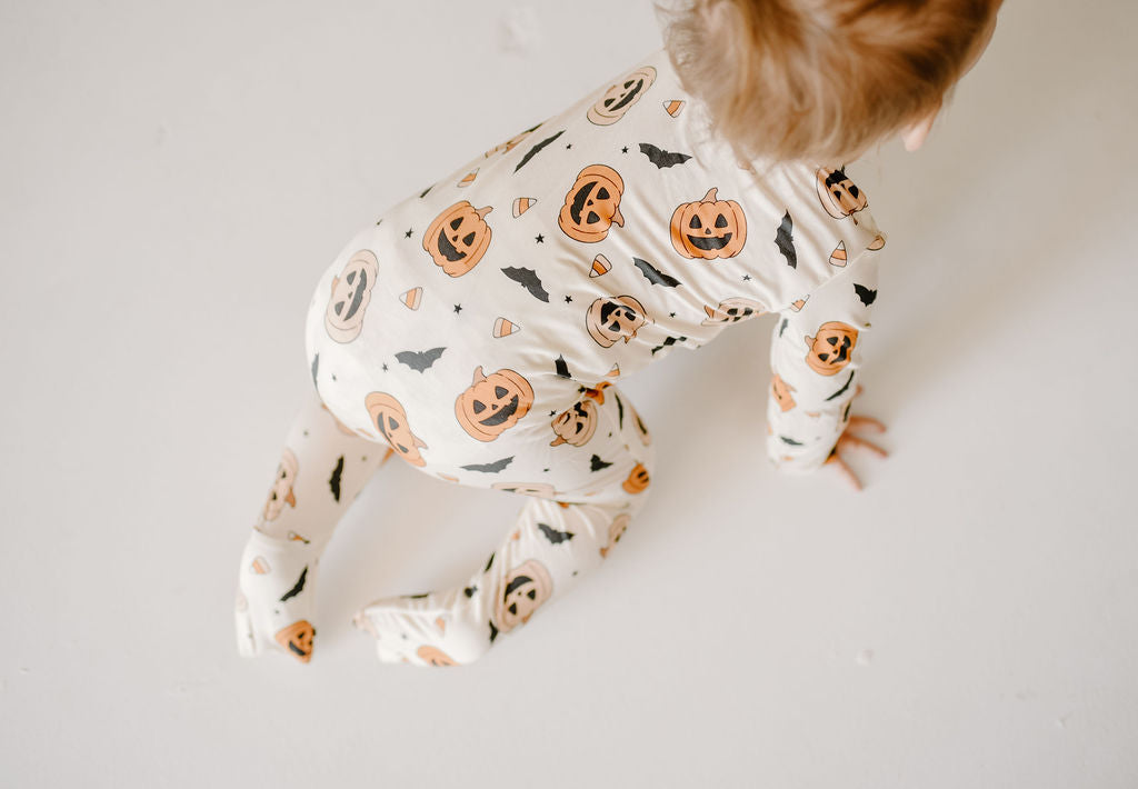 Pumpkin Patch Romper - Behold Baby