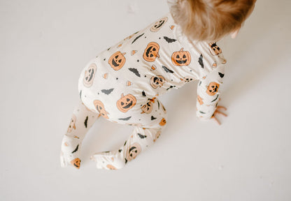 Pumpkin Patch Romper - Behold Baby