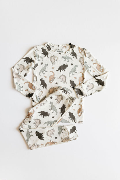 Dino Tracks Toddler 2 Piece Set - Behold Baby