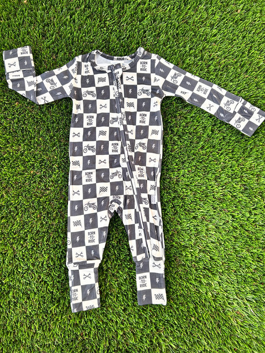 Born To Ride Romper