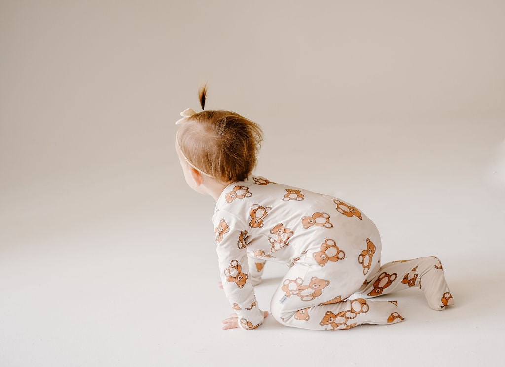Teddy Bear Romper - Behold Baby