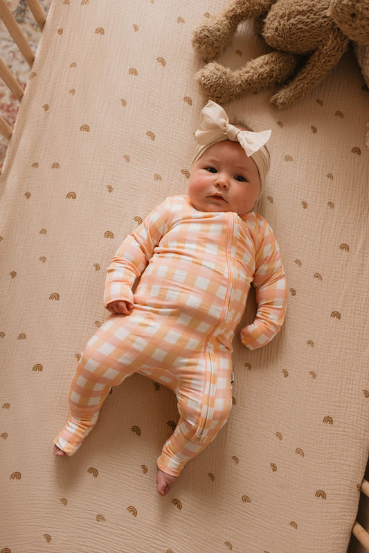 Spring Plaid Romper