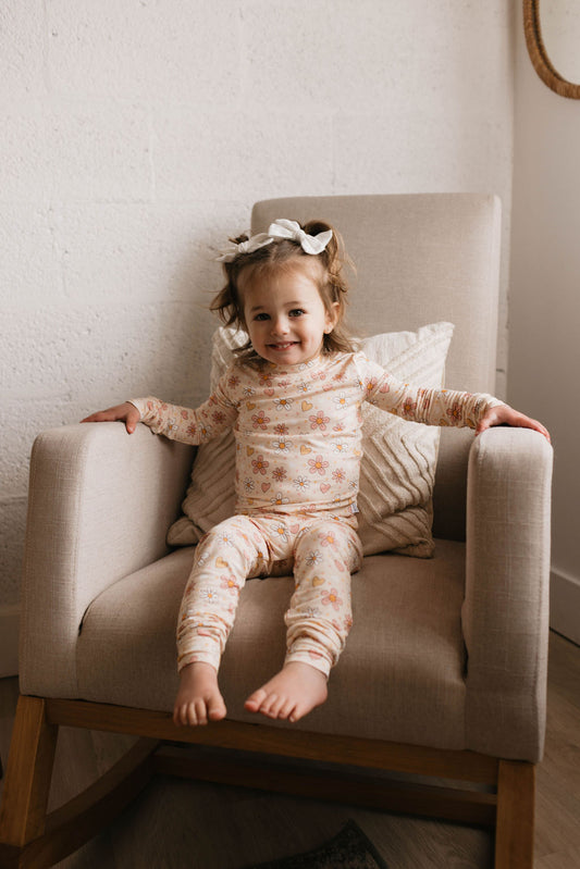 Spring Floral Toddler 2 Piece Set - Behold Baby
